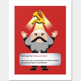 Karl Marx New Item Hammer and Sickle Posters and Art